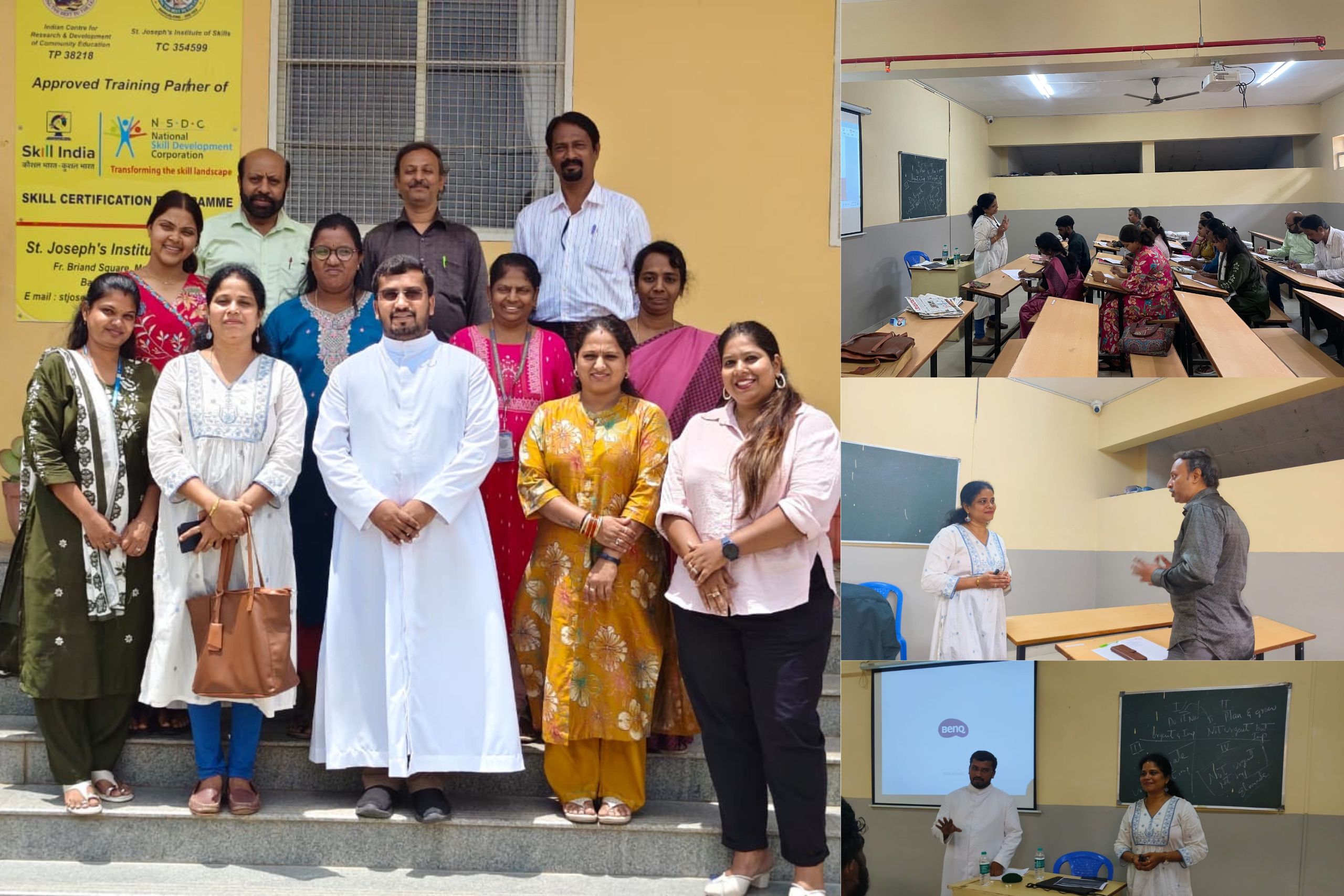 Mrs. Vandhana Shashtri conducting the Orientation Program for SJIS Skill Tutors at St. Joseph's Institute of Skill on 17th June 2026.